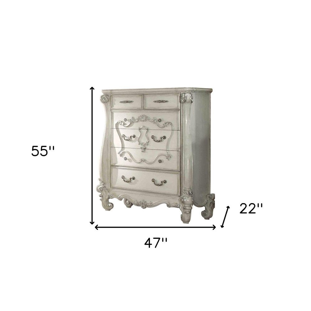 Éloise 47" White Solid Wood Standard Chest