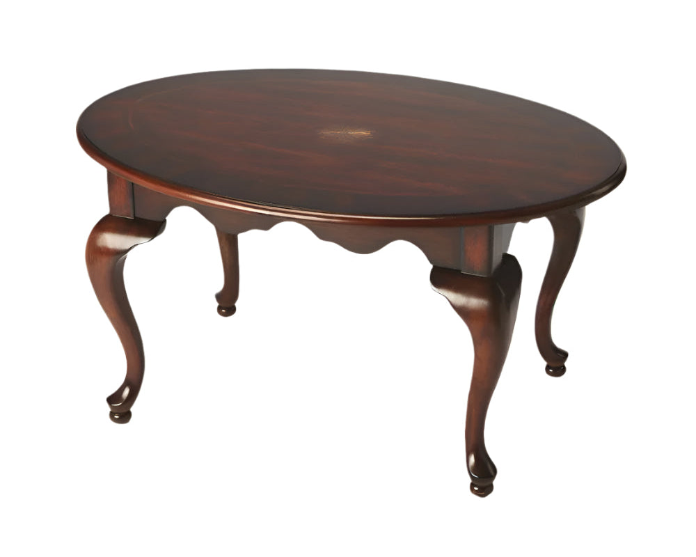 Ashford 38" Brown Oval Wood Game Table