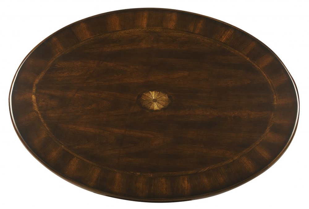 Ashford 38" Brown Oval Wood Game Table