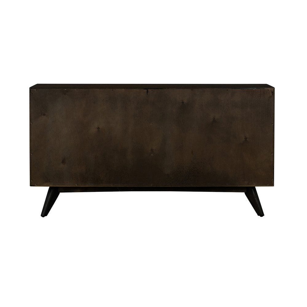 Montréal 63" Brown Solid Wood Six Drawer Dresser