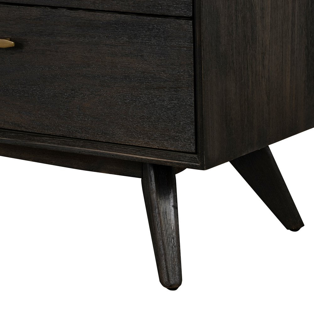Montréal 63" Brown Solid Wood Six Drawer Dresser